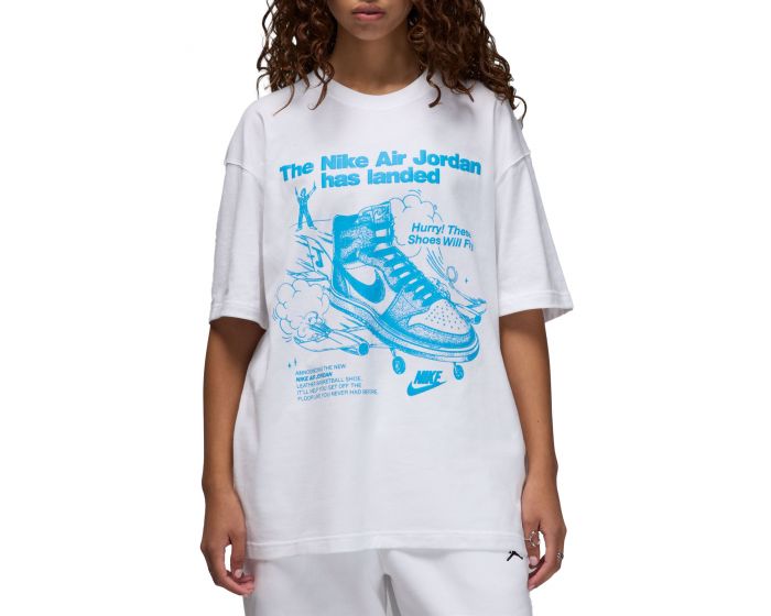 JORDAN Oversized Graphic T-Shirt HJ0136 100 - Shiekh