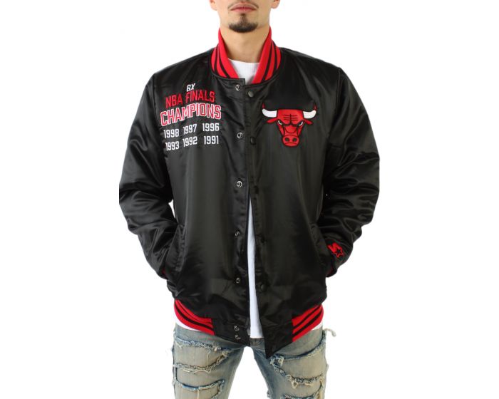 STARTER Chicago Bulls Champs Patches Jacket LS230571 - Shiekh