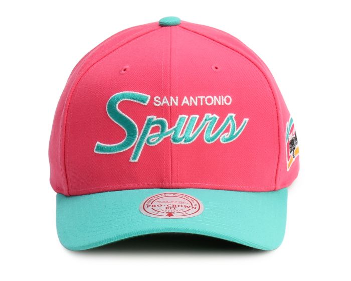 MITCHELL AND NESS NBA San Antonio Spurs 2 Tone 2.0 Pro-Crown