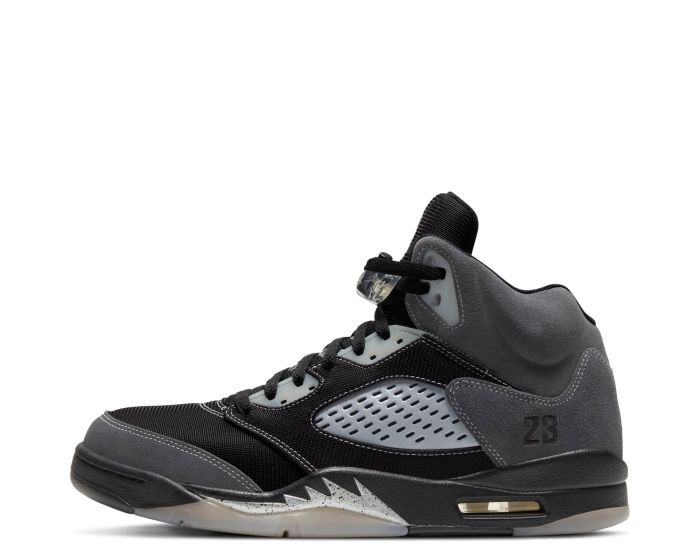 jordan 5 black and grey