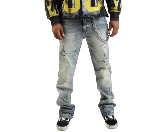 SMOKE RISE Hazelton Straight Jeans JP25626SKZ-HBLUE - Shiekh SMOKE RISE Hazelton Straight Jeans JP25626SKZ-HBLUE - Shiekh