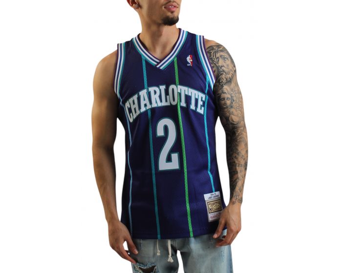 MITCHELL AND NESS Larry Johnson Charlotte Hornets 1994/95 Hardwood
