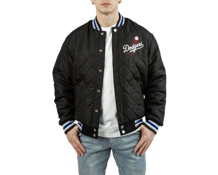 JH DESIGN LA Dodgers Champions Jacket DOD103COM3 BLK - Shiekh