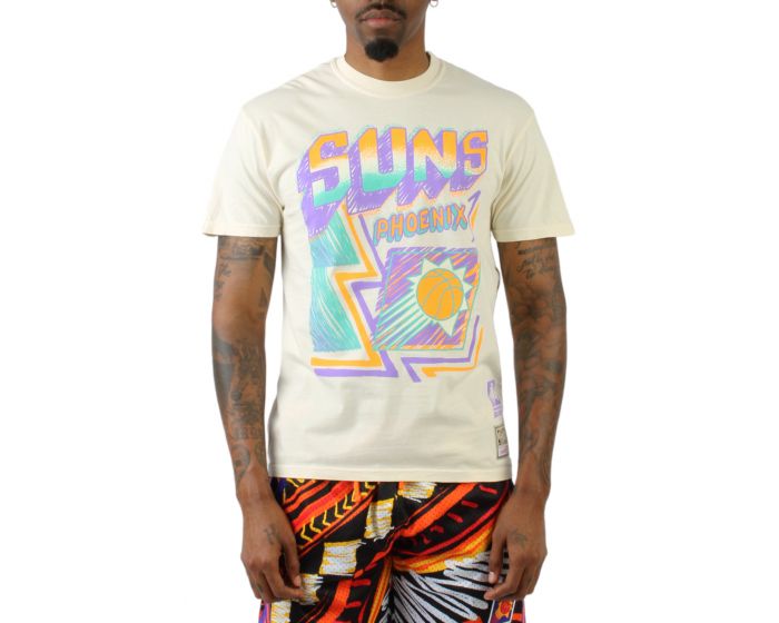 MITCHELL AND NESS Phoenix Suns Sidewalk Sketch SS Tee BMTR5654