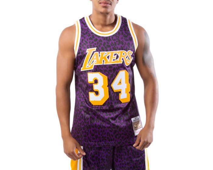 MITCHELL AND NESS Shaquille O'Neal Los Angeles Lakers Wild Life