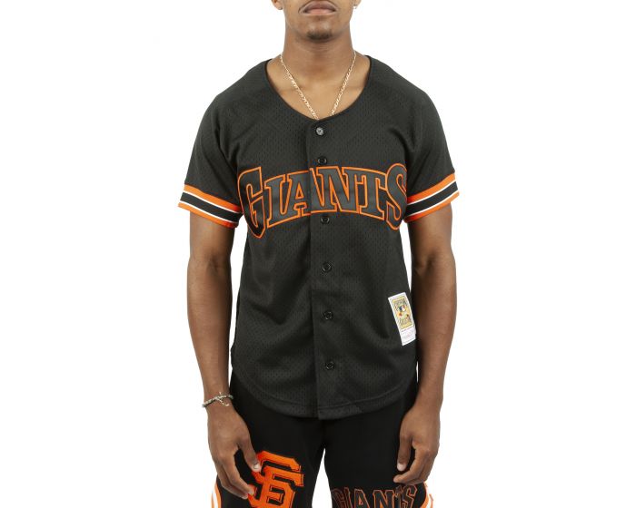 MITCHELL AND NESS SF GIANTS JERSEY ABBF3101-SFG93WCLBLCK - Shiekh
