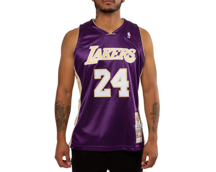 Men's Los Angeles Lakers Kobe Bryant Mitchell & Ness Purple Hall of Fame  Class of 2020 #24 Authentic Hardwood Classics Jersey
