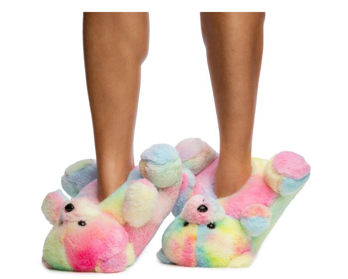 SHIEKH Plush-01 Bear Fuzzy Slippers PLUSH-01-SH-CTCN - Shiekh