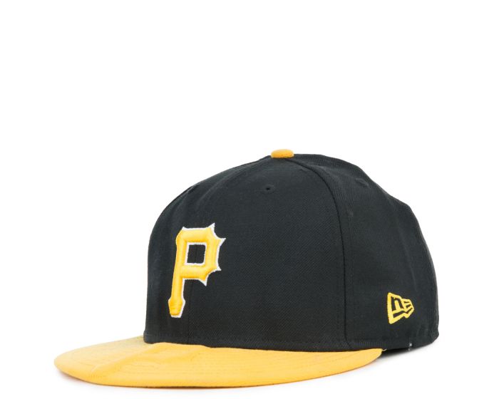 Men's New Era Yellow/Black Pittsburgh Pirates Grilled 59FIFTY Fitted Hat