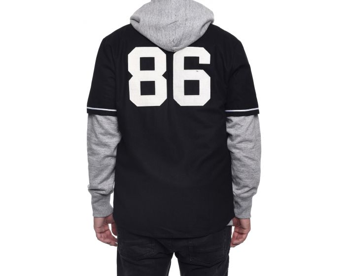 HUF The Swing Kings Baseball Jersey in KN54005BLK Shiekh