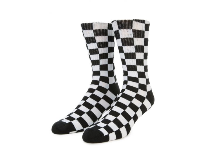 VANS Checkerboard Crew Socks in Black/White VN0A3H3OHU0 - Shiekh