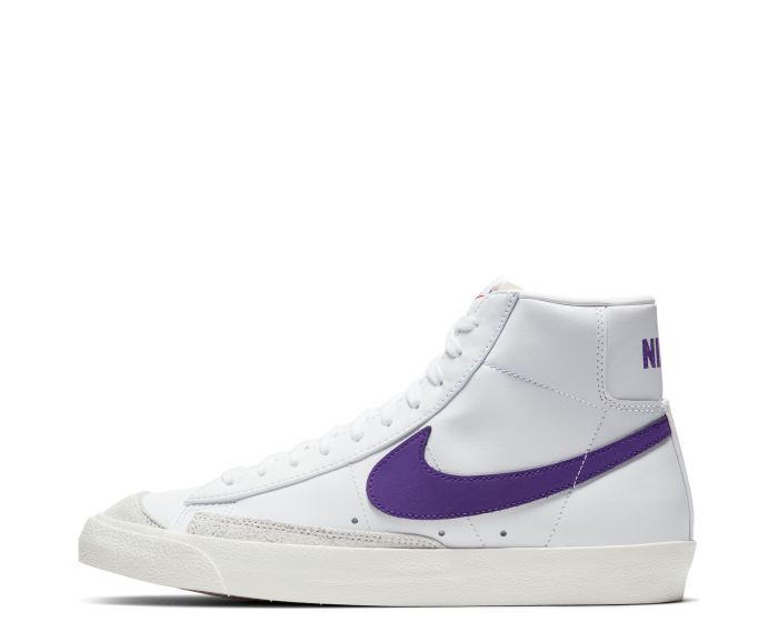 ナイキ キッズ スニーカー Nike Blazer Mid 77 SE GS - White/Purple/Black a5c88f39ec1f0e2e31cbaedfe974d5
