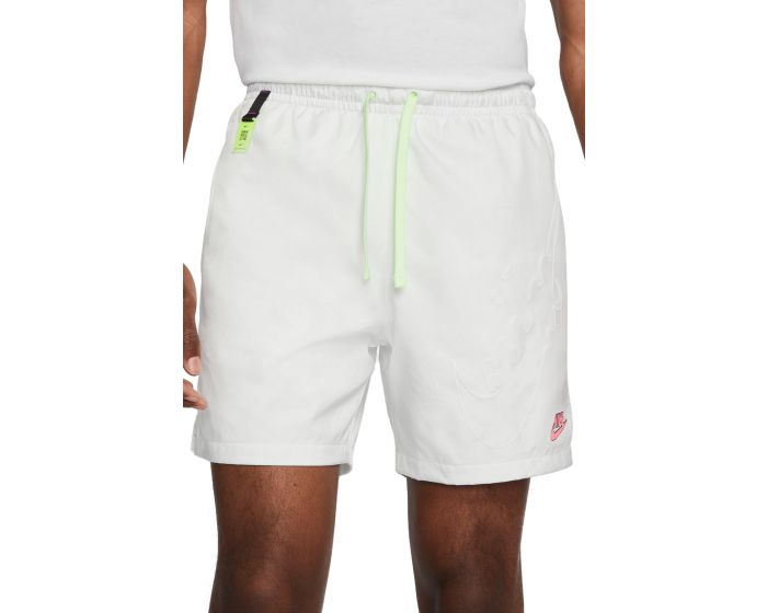 nike woven shorts white