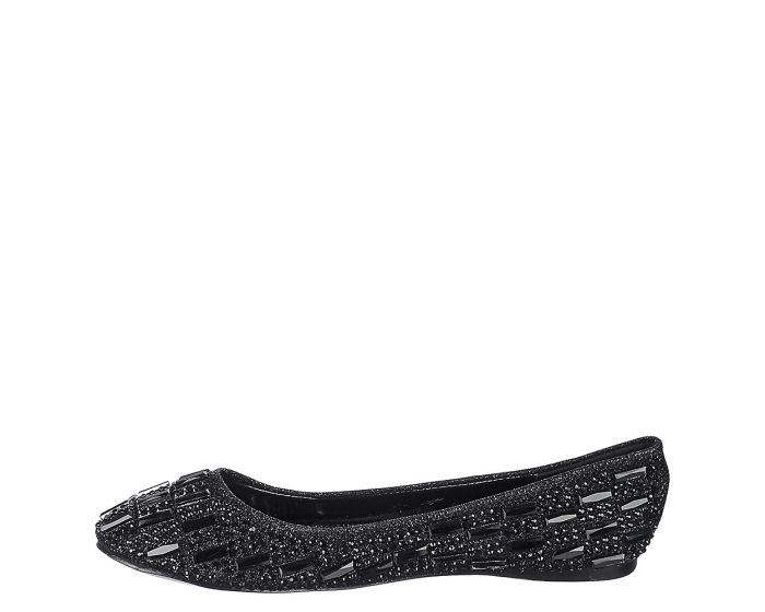 SHIEKH Julie-04 Flat Sequin Dress Shoes JULIE-04/BLACK - Shiekh