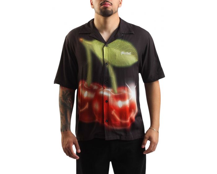 MARKET Smiley Cherries Shirt 369000165BLK - Shiekh