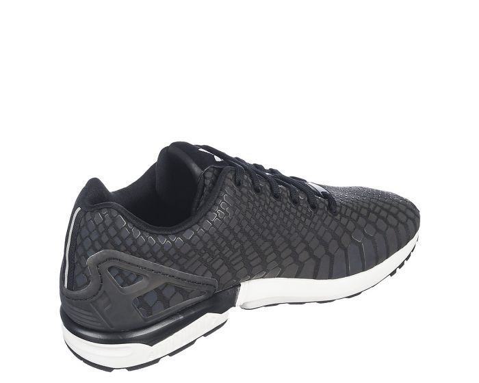 スニーカー BLACK LEATHER SNEAKERS ADIDAS Men's Athletic Running Sneaker ZX Flux B24441 - Shiekh