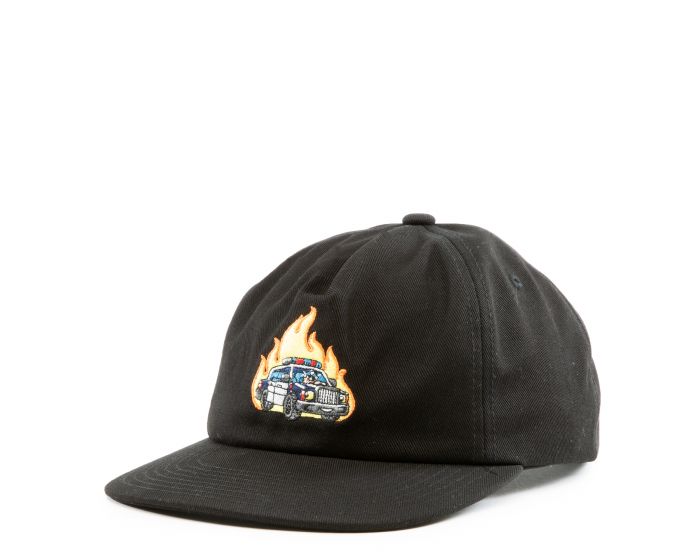 最新入荷 HUF Shiekh - HT00573-BLK Hat Snapback Pigs Roasted 野球帽