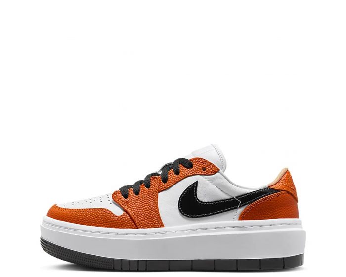 Air jordan 1 white and orange discount