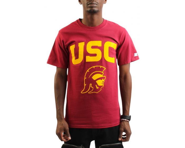 【新品未使用】USC Champion USC Tシャツ マルーン S Vintage USC Trojans Football T-Shirt Mens Large Maroon Champion