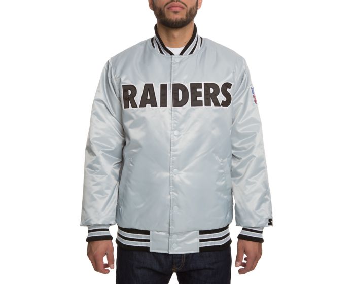 Heavyweight Satin Jacket Oakland Raiders