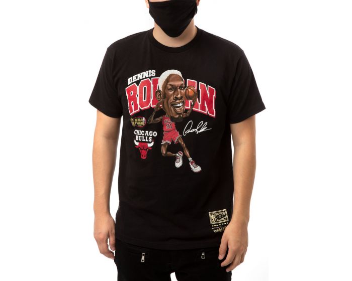 T-shirt Mitchell & Ness NBA N&N Tee Bulls Dennis Rodman  BMTRINTL1074-CBUDRRED1