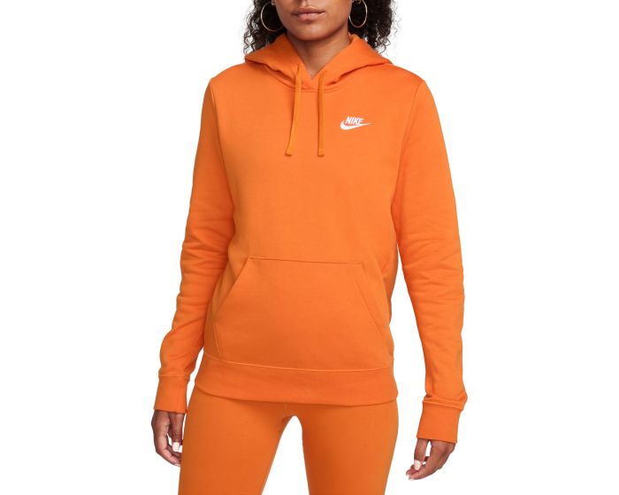 Nike polyknit sweatshirt in orange colour block hotsell