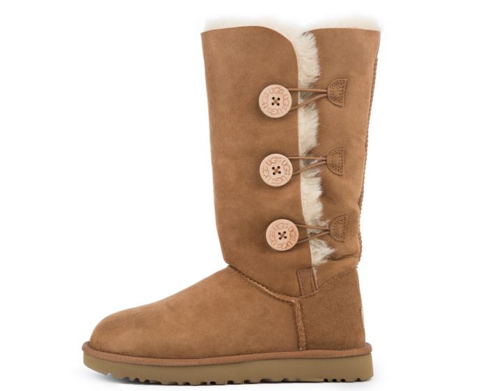 UGG Bailey Button Triplet II Chestnut Boots 1016227 W/CHE - Shiekh