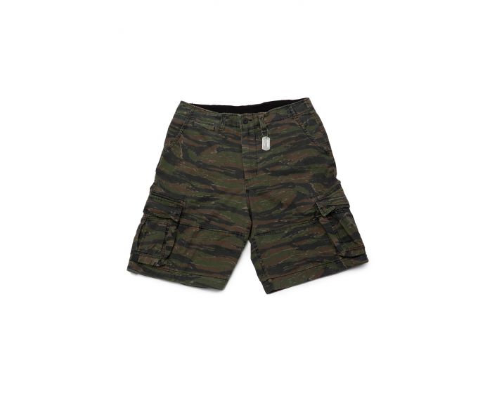 tiger stripe cargo shorts
