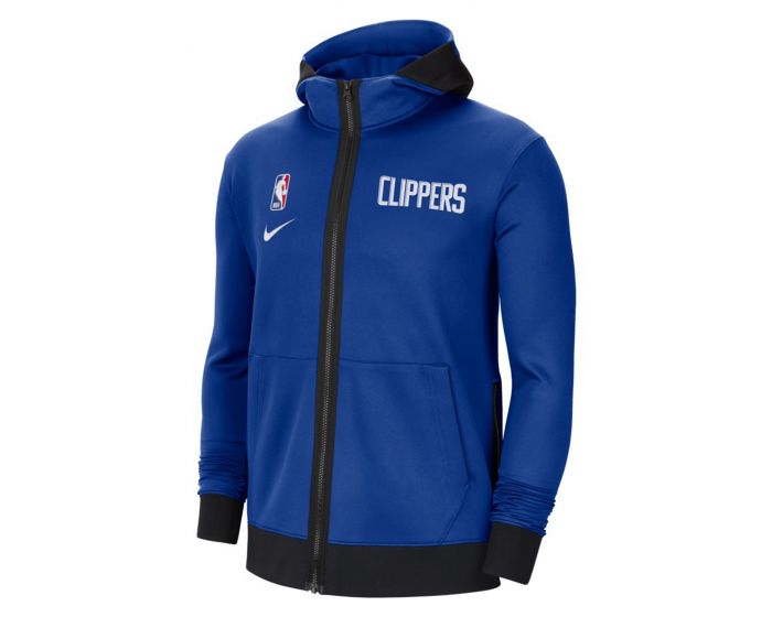 Nike LA Clippers NBA Showtime Therma Flex Full-Zip Hoodie CN4032-495 Blue  Sz L