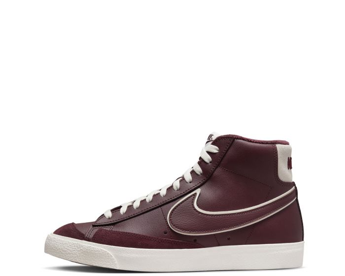 burgundy nike blazers