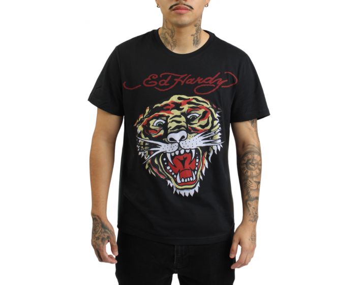 Ed Handy ED HARDY Retro Tiger T-Shirt EHMD1100-72 - Shiekh