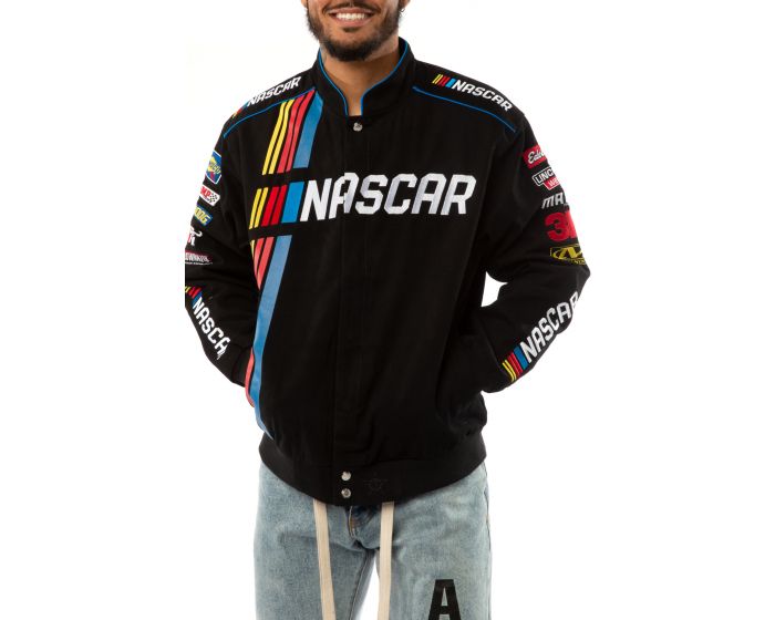 JH DESIGN Nascar Racing Jacket NAS303RAC8-BLK - Shiekh