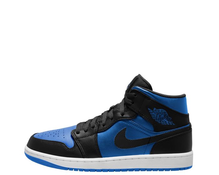 Black and 2024 royal blue jordans