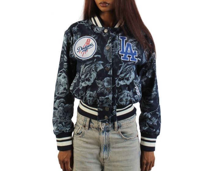 PRO STANDARD MLB Los Angeles Dodgers Floral Cropped Jacket