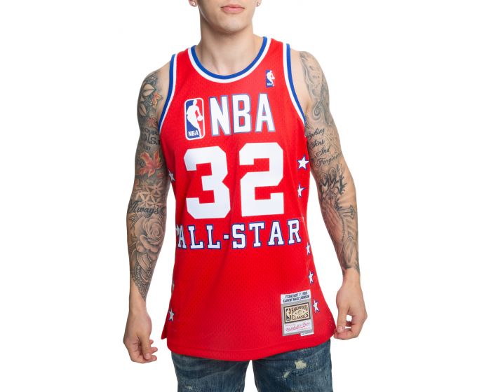 MITCHELL AND NESS Magic Johnson All-Star West Swingman Jersey  SMJYCP19048-ASWRED188EJH - Shiekh