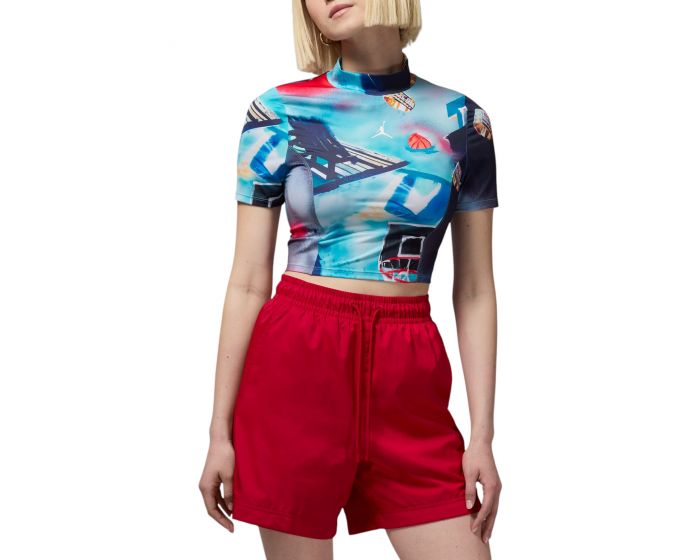 【AAKE】COTTON STITCH CROPPED JK Xysaqa Women's Long Sleeve Crop Top Crochet Beach Cover Up