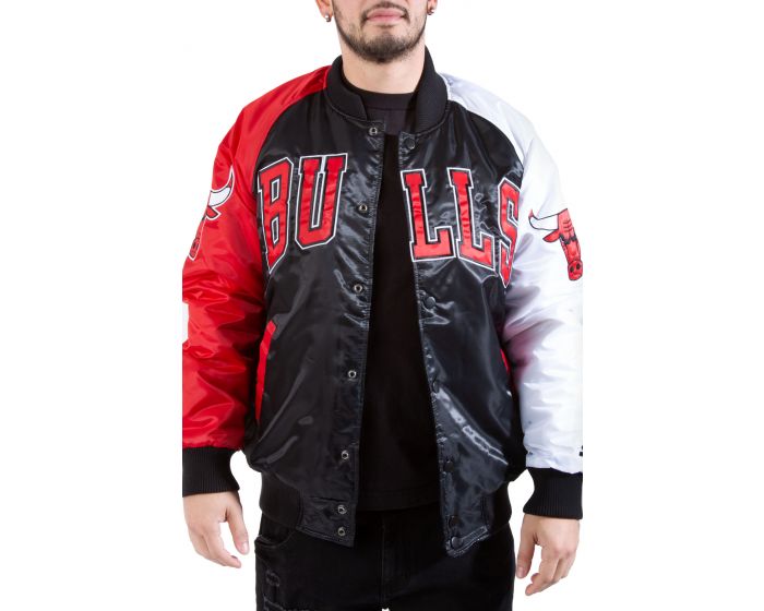 STARTER Chicago Bulls Tri-Color Jacket LS130459_CGB - Shiekh