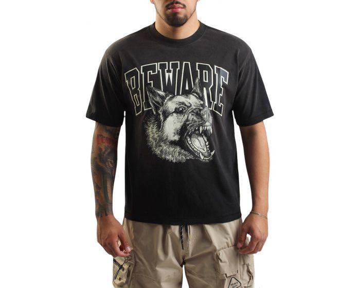 MARKET TONAL BEWARE T-SHIRT 399002167BLK - Shiekh