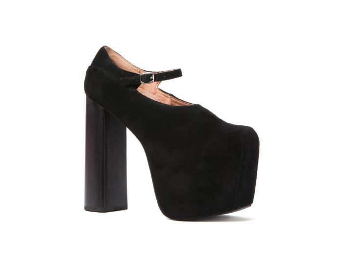 JEFFREY CAMPBELL The Mega Mary Jane MEGA-MJ-BLK - Shiekh
