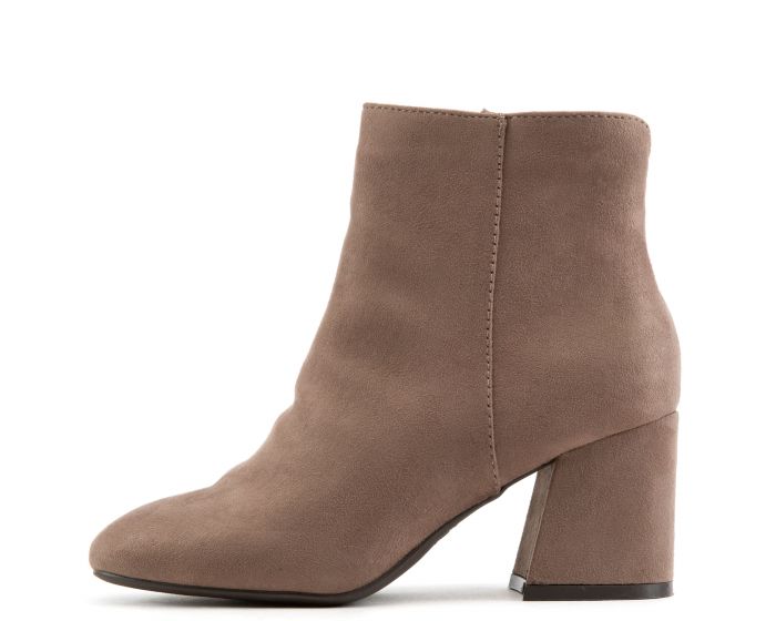 BAMBOO Moody-01 Square Toe Booties JPM MOODY-01-TAUFS - Shiekh