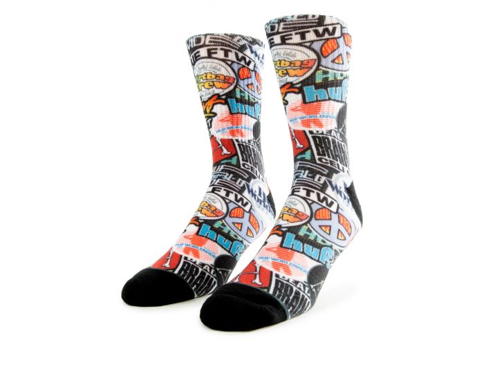 HUF Sticker Wars Socks in SK00346 - Shiekh