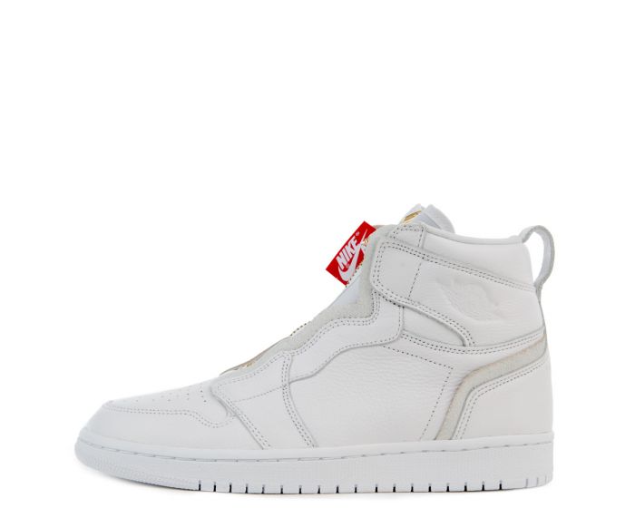 スニーカー Nike Air Jordan 1 Retro High Zip White University Red Women's Air Jordan 1 High Zip 'White & University Red