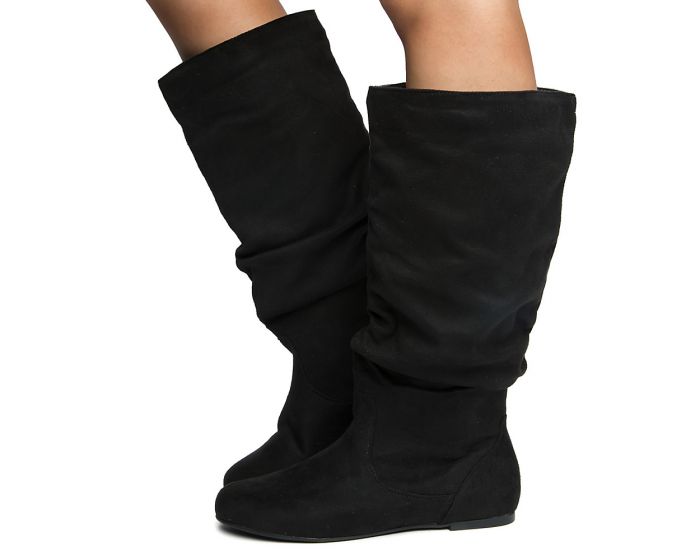 ELEGANT Woman's Kalisa-124 Knee High Boots KALISA-124 BKVS - Shiekh