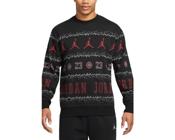 Jordan Essentials Holiday Fleece Crew
