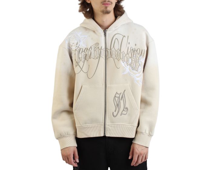 SMOKE RISE Legacy Zip-Up Hoodie FO25663SK-LKHA - Shiekh