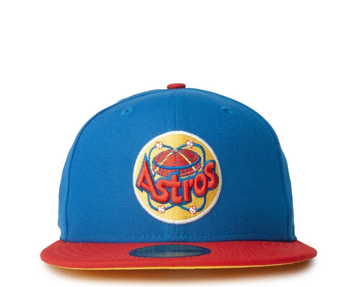 NEW ERA CAPS Houston Astros Blue Red 59Fifty Fitted Cap 70740152 Shiekh