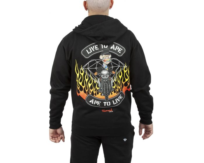 DIAMOND SUPPLY CO. Live To Ape Zip Jacket A22DMPG116 - Shiekh