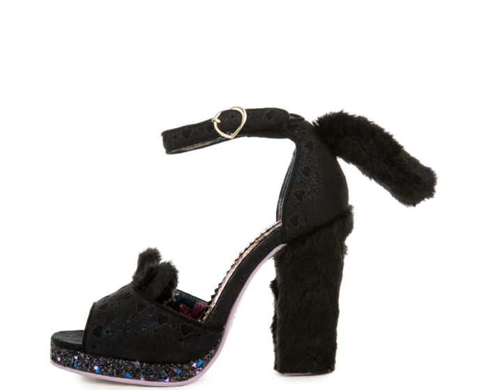 IRREGULAR CHOICE Kitty Paws High Heel 4365-08A/BLACK Shiekh