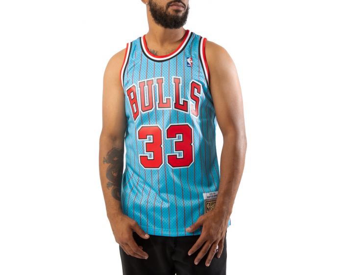 MITCHELL AND NESS NBA Cream Swingman Jersey Chicago Bulls TFSM5052