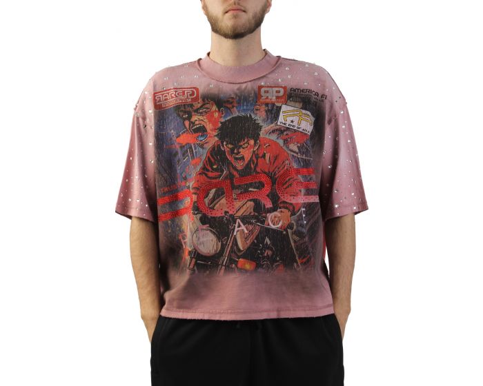 RARE PEACE Beginning of the End Layered T-Shirt RT6016-PINK - Shiekh